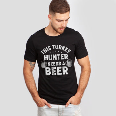 This Turkey Hunter Needs A Beer Shirt
